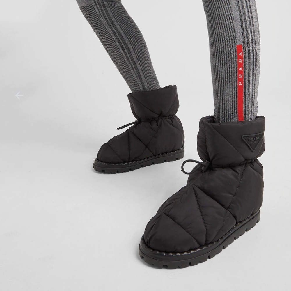 Prada Nylon Booties Size 10 - Picture 3 of 5